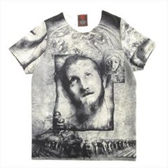 Jean Paul GAULTIER メッシュ Tシャツ 宗教画 - メルカリ