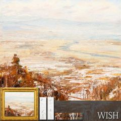 真作】【WISH】ベルナール・カトラン Bernard Cathelin「黒いテーブル