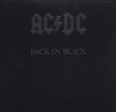 AC/DC – Back In Black /East West-Atco Acdc Back In Black – Carved