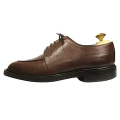 良品 EDWARD GREEN エドワードグリーン 120th ANNIVERSARY MODEL DOVER ドーバー ドレス シューズ レザー UK6.5E 25cm 茶 ブラウン メンズ 古着 中古 USEDのサムネイル