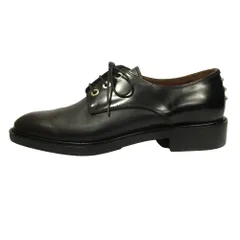 未使用 GIVENCHY ジバンシィ スタッズ ダービー シューズ 革靴 外羽根 ドレス 41 26.5cm 黒 ブラック メンズ 古着 中古 USEDのサムネイル