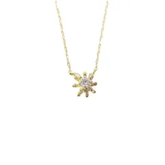 未使用 KAORU カオル ネオスターダスト ネックレス ダイヤモンド K10 アクセサリー ジュエリー イエローゴールド レディース 古着 中古 USEDのサムネイル