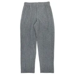 新品同様 HOMME PLISSE ISSEY MIYAKE オム プリッセ イッセイミヤケ 23ss ZIPPER CHAIN pleated pants プリーツパンツ ボトムス 1 グレー メンズ 古着 中古 USEDのサムネイル