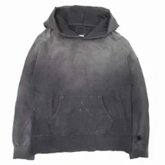 新品同様 VISVIM ビズビム 23ss COURT HOODIE P.O CRASH フーディー クラッシュ加工 パーカー ガーメントダイ スウェット 4 黒 メンズ 古着 中古 USEDのサムネイル