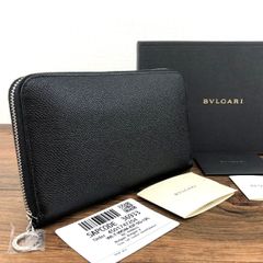 未使用品 BVLGARI 36933 ラウンドファスナー長財布 箱付き 107 - メルカリ