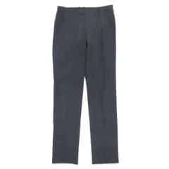 未使用 DIOR HOMME ディオール・オム トラウザーパンツ センタープレス ノータック スラックス 48 無地 黒 ブラック メンズ 古着 中古 USEDのサムネイル