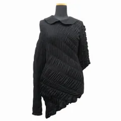 美品 COMME des GARCONS コムデギャルソン ハイブリッドファッション期 アシンメトリー 変形 ワンピース ドレス XS 黒 ブラック  レディース 古着 中古 USEDのサムネイル