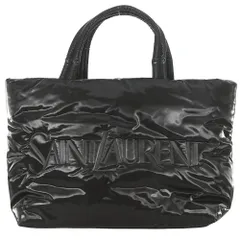 サンローランパリ トートバッグ ワイド パファー ロゴ ナイロン 756269 SAINT LAURENT PARIS バッグ 黒のサムネイル