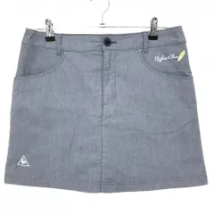 【超美品】ルコックゴルフ スカート ネイビー×白 ヤシの木ワッペン ロゴ刺しゅう ストレッチ レディース 13 ゴルフウェア le coq sportifのサムネイル