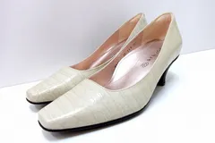 【219406】aravon アラヴォン  New Balance 型押しレザー スクエアトゥ パンプス  ・22.0ｃｍ 3E 8820のサムネイル