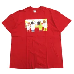 美品 Supreme シュプリーム 19ss Kids Tee キッズ Tシャツ カットソー イラスト プリント XL 赤 レッド メンズ 古着 中古 USEDのサムネイル