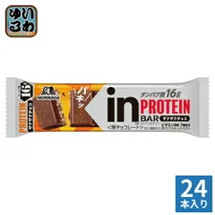 森永製菓 inバー プロテイン ザグザグチョコ 24本 (12本入×2 まとめ買い) 手軽 小腹 バータイプのサムネイル
