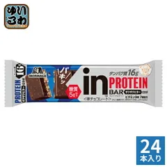 森永製菓 inバー プロテイン ザグザグビター 24本 (12本入×2 まとめ買い) 手軽 小腹 バータイプのサムネイル