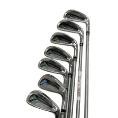 【中古】 ルーツゴルフ(旧ゴーセン) The ROOTS Jin 8S アイアンセット IR Jin オリジナルカーボン(アイアン) (フレックスR) メンズ 男性用 右利き 右用 Cランク ゴルフクラブのサムネイル