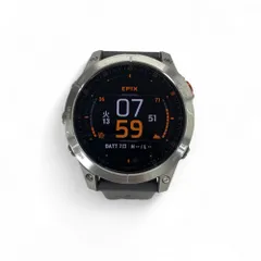 ●♦︎♦︎♦︎トリプルダイヤ♦︎♦︎♦︎様専用●GARMIN ガーミン スポーツ クオーツ 腕時計 GPS スマート ウォッチ エピックス スティール グラファイト EPIX GEN2 010-02582-05のサムネイル