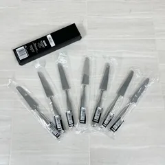 【新品・アウトレット】 ALESSI アレッシ ナイフ 7本セット デザートナイフ スチール ISO2/6 COLLO-ALTOのサムネイル