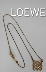 ARW10 ロエベ 美品 アナグラム ネックレス ゴールド金具のサムネイル