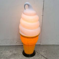 新品電飾看板 業務用非売品 ソフトクリーム 昭和レトロ アイス 照明