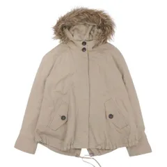 美品 COMPTOIR DES COTONNIERS コントワーデコトニエ ボアライナー マウンテンパーカー ジャケット ブルゾン 36 ベージュ レディース 古着 中古 USEDのサムネイル