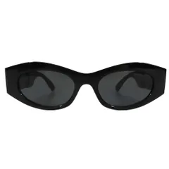 新品同様 VERSACE ヴェルサーチ 4480-U アイウェア サングラス メデューサ オーバル プラスチックフレーム 51□18-140 ブラック メンズ レディース 古着 中古 USEDのサムネイル