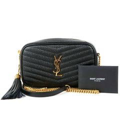 SAINT LAURENT スエード ショルダーバッグ - メルカリ