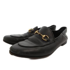 グッチ GUCCI ホースビットローファー シューズ レザー 36.5 黒