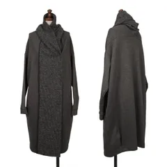 アツロウタヤマATSURO TAYAMA パイル切替ニットコート グレー36のサムネイル