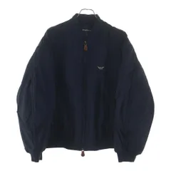 EMPORIO ARMANI (エンポリオアルマーニ) Nylon bomber jacket ナイロン ジップアップ ボンバージャケット ネイビー EM005322 AF13779のサムネイル