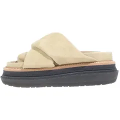 Sacai (サカイ) MULTIPLE SOLE SANDLES マルチソール スウェード クロスストラップ 厚底サンダル ベージュ 23-03069Mのサムネイル