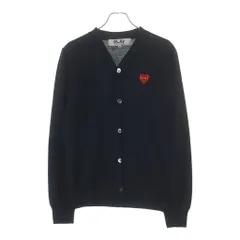 PLAY COMME des GARCONS (プレイコムデギャルソン) AD2011 ハートモチーフ ウールニット カーディガン ブラック AZ-N034のサムネイル