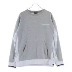 PEARLY GATES (パーリーゲイツ) Crewneck Sweatshirt クルーネックスウェットトレーナー 袖切り替え グレー 053‐5162305のサムネイル