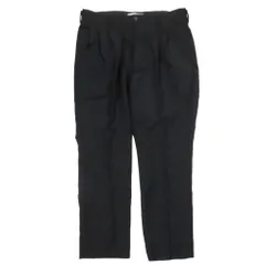 新品同様 Marka マーカ 2TUCK SLIM TAPERED FIT スラックス テーパードパンツ クロップド タック センタープレス 1 ブラック メンズ 古着 中古 USEDのサムネイル