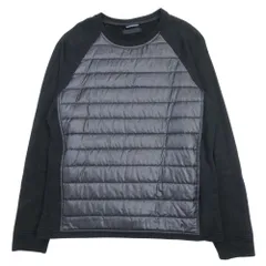良品 17aw junhashimoto ジュンハシモト フロントダウン スウェット トレーナー プルオーバー クルーネック 5 黒 ブラック メンズ 古着 中古 USEDのサムネイル