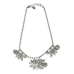 美品 GRACE CONTINENTAL グレースコンチネンタル ネックレス アクセサリー ビジュー ジュエリー ストーン 47.0ｇ シルバー レディース 古着 中古 USEDのサムネイル
