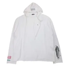 美品 21aw RAF SIMONS ラフシモンズ Oversized printed hoodie with asymmetrical cords パーカー フーディ 2 白 ホワイト メンズ 古着 中古 USEDのサムネイル