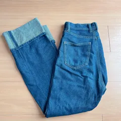 BASEMENT Online ロールアップデニム　インディゴ　SPサイズのサムネイル