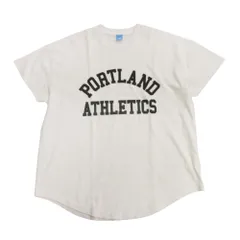 未使用 SCREEN STARS スクリーンスターズ ラウンドヘム Tシャツ カットソー PORTLAND プリント F 白 ホワイト レディース 古着 中古 USEDのサムネイル