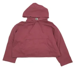 美品 Acne Studios JOGHY EMBOSS アクネ ストゥディオズ ジョージエンボス パーカー ロゴ ショート丈 ワイド フーディ カットソー 赤 レディース 古着 中古 USEDのサムネイル