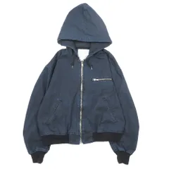 美品 MONKEY TIME モンキータイム 25SS フーデット ガーメント ピグメント プリント ダック ジップジャケット ブルゾン M インディゴ メンズ 古着 中古 USEDのサムネイル