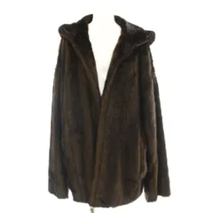クラネ CLANE HOOD FUR COAT フェイクファーコート ロング フード 2 茶 ブラウン 15101-0051 /☆Gのサムネイル