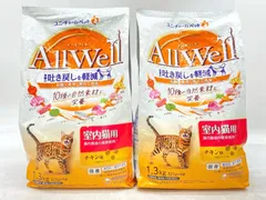 【新品】2個セット！オールウェル 1.3kg 成猫 ◆賞味期限 2026年7月のサムネイル