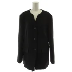 プラージュ Plage R'IAM-PLAGE リアムプラージュ 25SS シェイプノーカラージャケット 38 黒 長袖 キーネック 25-010-922-6500-1-0 /GGのサムネイル