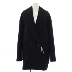 プラージュ Plage 25AW Double melton ショールカラーコート ロング ウール 38 紺 25020922200040 /BMのサムネイル