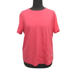 良品 mila schon ミラショーン ラインストーン ロゴ Tシャツ カットソー ストレッチ 44 ピンク レディース 古着 中古 USEDのサムネイル