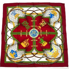 エルメス　スカーフ 90cm 「GRANDE TUNUE〜正装〜」柄 エルメス スカーフ 90cm 「GRANDE TUNUE〜正装〜」柄 | Mercari