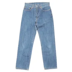良品 HOLLYWOOD RANCHMARKET ハリウッド ランチマーケット デニム パンツ ウォッシュ加工 ジーンズ ボトムス L インディゴブルー レディース 古着 中古 USEDのサムネイル