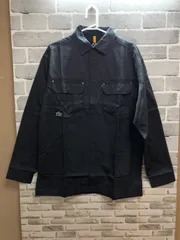 A【A3-42】◇ BURTLE タグ表記サイズ3L 襟付きシャツ　チャコール（クーガー）のサムネイル