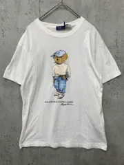POLO RALPH LAUREN ポロ ラルフローレン ポロベア 半袖 Tシャツ sizeXS(155/80A)/ホワイト ■◆ レディース