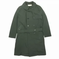 美品 15AW MARNI マルニ トレンチコート ジャケット ブルゾン アウター ベルト タフタ 42 緑 グリーン レディース 古着 中古 USEDのサムネイル
