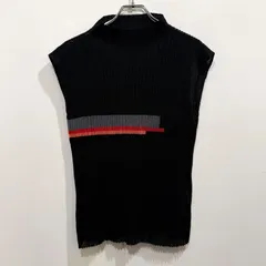 トクコ プルミエヴォル TOKUKO 1er VOL プリーツニット プルオーバー  ノースリーブ ハイネック デザインニット ブラック 黒 日本製 9【送料込み】のサムネイル